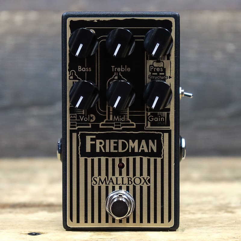 Friedman Small Box Pedal 2-Position Gain Structure Switch Overdrive Effect  Pedal