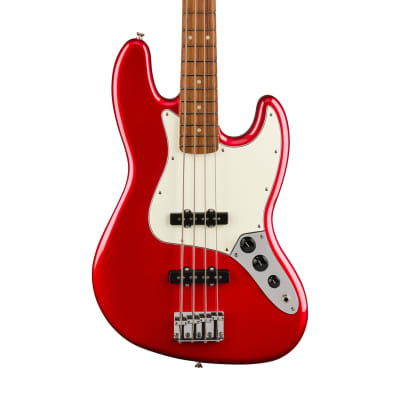Fender Player Jazz Bass Electric Guitar, Pau Ferro FB, Candy Apple Red image 3