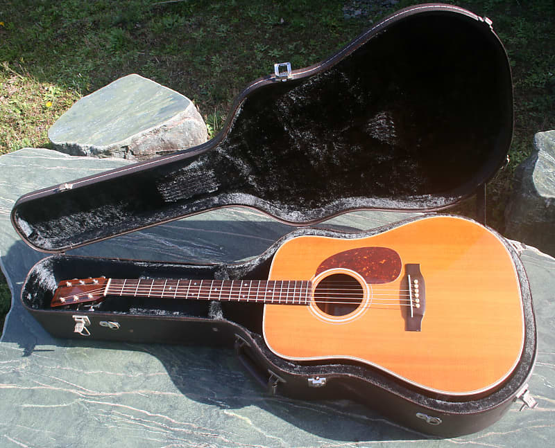 2005 K Yairi Old D-28 RYW-1001 High End Acoustic Guitar+Deluxe Yairi Hard Case, truss rod wrench and warranty card (expired) image 1