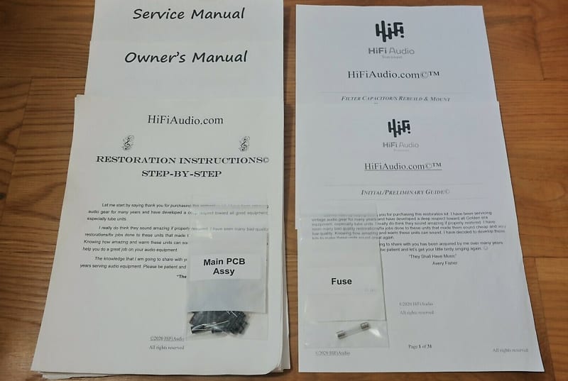 Yamaha CT-1010 restoration kit filter capacitor repair rebuild fix  			