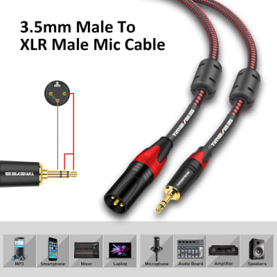 Câble XLR Stereo Mâle vers Mini Jack Mâle 3 mètres : NRIX - Location