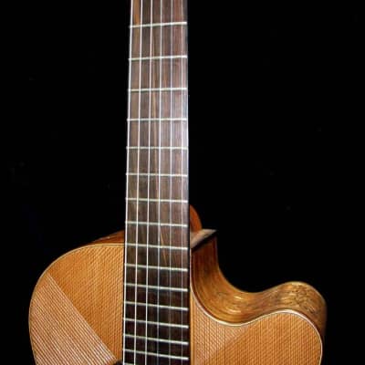 Blueberry Guitar Classical Nylon String 2023 - Hand Carved & Handmade image 5