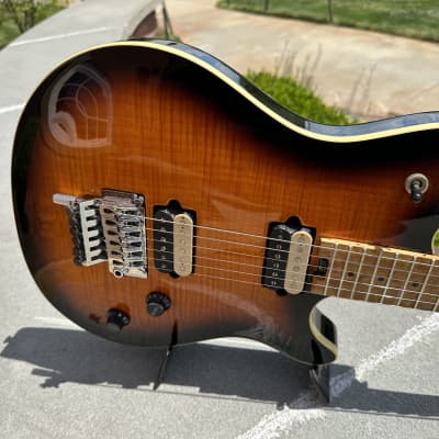 Peavey Wolfgang Standard Deluxe Archtop 1999 - Sunburst Flame Top image 6