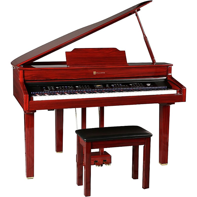 William's Symphony Grand II 88-Key Digital Micro Grand Piano With Bench image 1