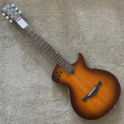 Sunburst Tagima Modena Electric Acoustic Guitar, Maple Neck, Rosewood Fingerboard, Black Finish