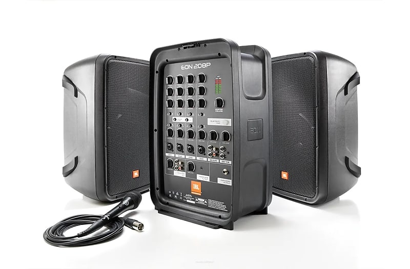 JBL EON208P Active Stereo Speaker System with Mixer image 1