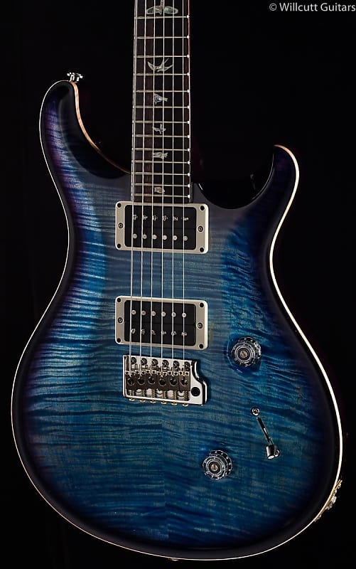 PRS Custom 24 Faded Blue Jean Purple Burst 10 Top (693) | Reverb