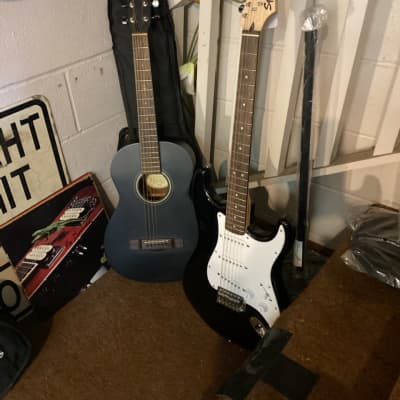 Fender MA-1 Matte Black Parlor size Acoustic Guitar - LOCAL PICKUP ONLY for sale