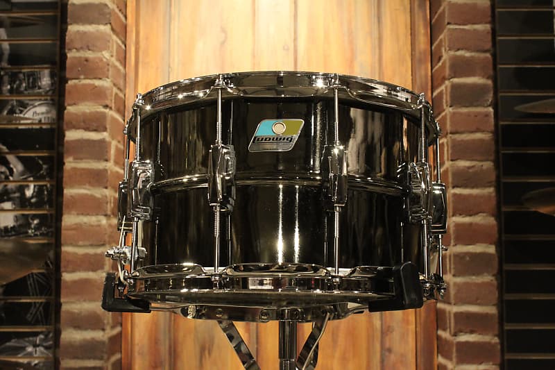 Ludwig LB408 Black Beauty 8x14" Brass Snare Drum image 3