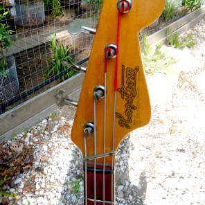 Vintage Hagstrom Futurama bass,1964,Sweden,all original,great thin neck,fast player, great tonality image 6