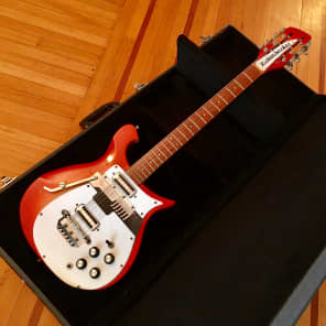 Rickenbacker 456-12 convertible 6/12 string electric guitar original vintage OHSC 1967 Fireglo image 6
