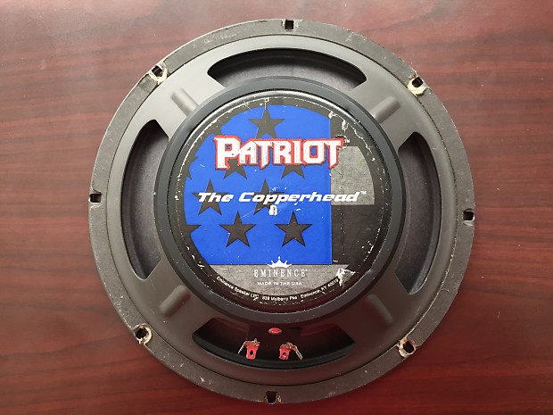 Eminence COP10-8 Patriot Series Copperhead 10" 75-Watt Replacement Guitar Speaker - 8 Ohm image 1