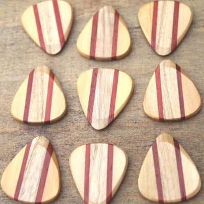 【SALE／37%OFF】 & Padauk, Maple, Teak mm 3.0 - Pick Bass Or Guitar Wood Nail Chip / Attached Nails