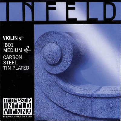Thomastik-Infeld IB01 Infeld Blue Tin-Plated Carbon Steel 4/4 Violin String - E (Medium)