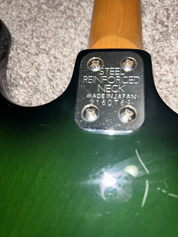 Univox Phase 1 Hi-Flier 1968 - Green / Black Burst | Reverb