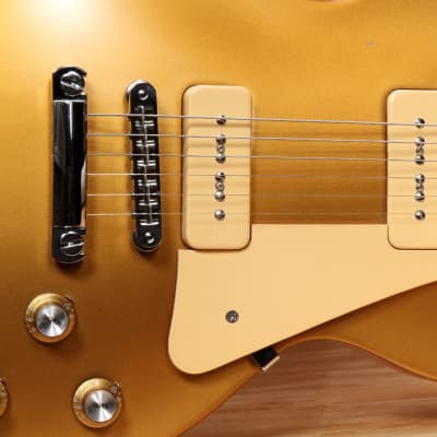 Gibson 2011 Les Paul 60s TRIBUTE p90 Goldtop Nice Mild Relic! 11472 image 3