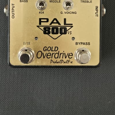 Reverb.com listing, price, conditions, and images for pedalpalfx-800-gold-overdrive-v3