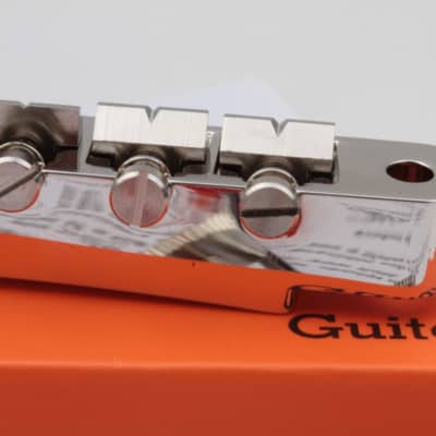 Gibson Nonwired ABR-1 Bridge Nickel with CNC notched Saddles and Orange Repro Box image 8