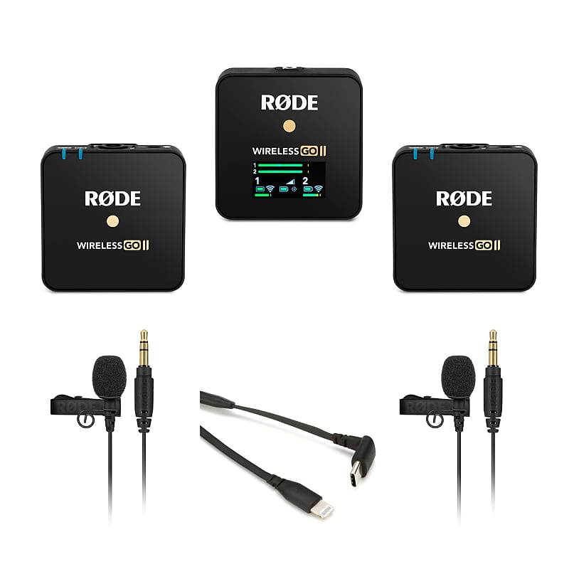 Rode Wireless GO 2 Dual Compact Digital Wireless Microphone System