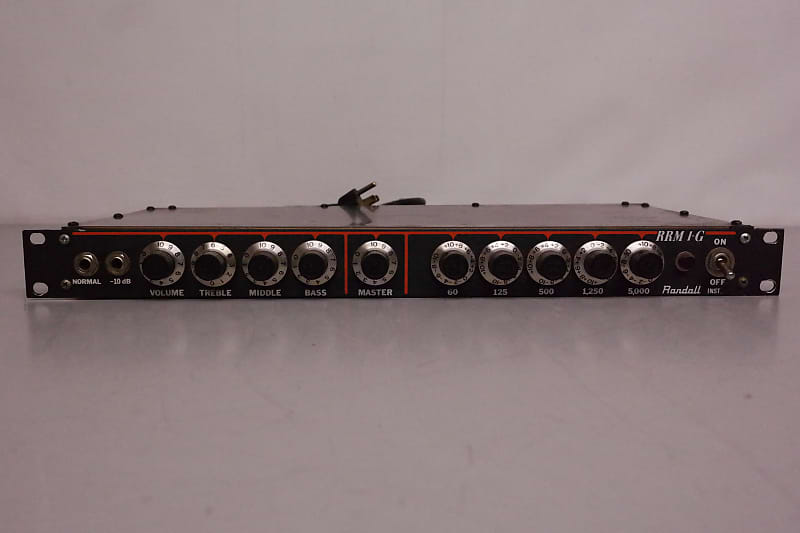 Randall RRM 1G Guitar Rack Preamp Reverb