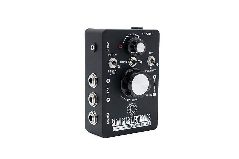 Slow Gear Electronics Headphone Amplifier for Pedalboards Reverb