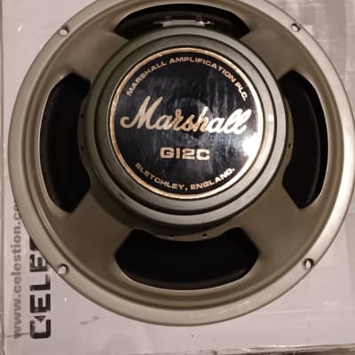 Celestion Marshall G12 Vintage (T3897) 16 ohm - Black/Gold Vintage 30  Speaker (2/2) | Reverb