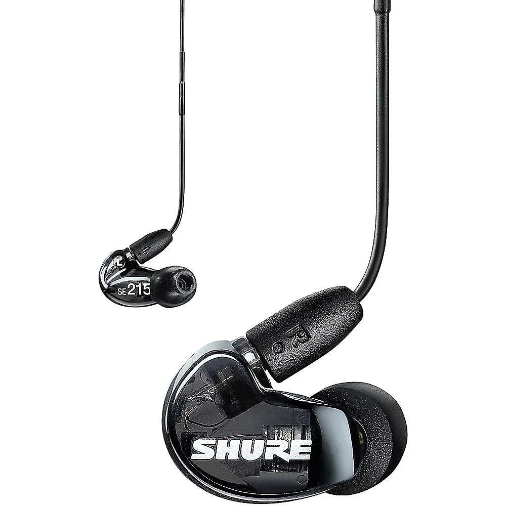 Shure SE215DY+UNI Wired InEar Monitors with Mic & Remote Reverb