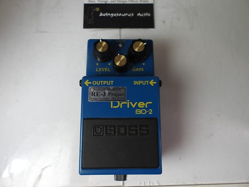 Boss BD-2 Blues Driver Overdrive Effect Pedal w/Analogman RE-J Mod