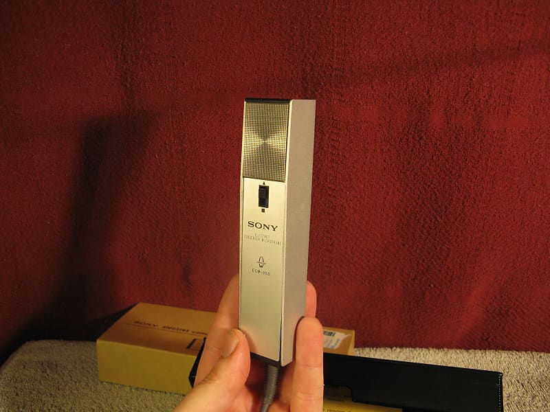 Vintage NOS 1970's Sony ECM95S Electret Condenser Recorder Reverb