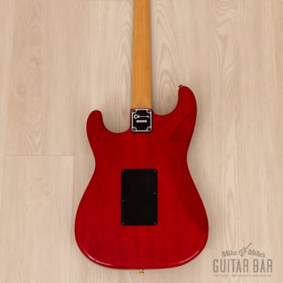 1991 Charvel by Jackson CST-060-SSH Superstrat S-Style See-Through Red w/ Case, Japan image 3