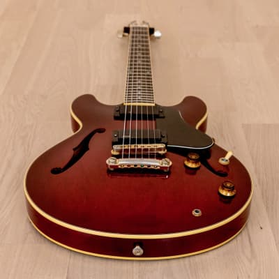 Yamaha SAS II バーガンディ セミホロウボディギター 1980s Yamaha SAS-II Vintage Semi Hollow Electric Guitar