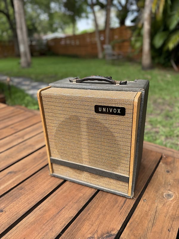 1961 Univox Model 10 Tube Amplifier Jensen c12r | Reverb