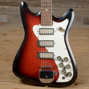 Kay 328 Solidbody Red Burst 1960s **AS IS** - KAY32860S image 1