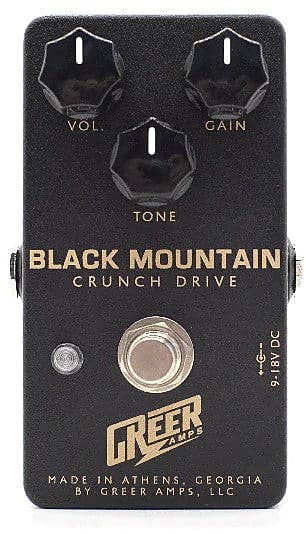 Greer Amps Black Mountain Crunch Drive Pedal | Reverb