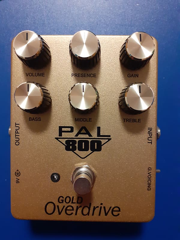 ギター Pedal FX PAL 800 PedalPalFX PAL 800 Gold Overdrive - YouTube