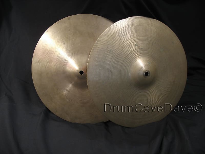 パーカッション・打楽器 A Zildjian 70s New Beat Hats Zildjian VINTAGE 70s A Zildjian New Beat HiHat 14 ボトムのみ
