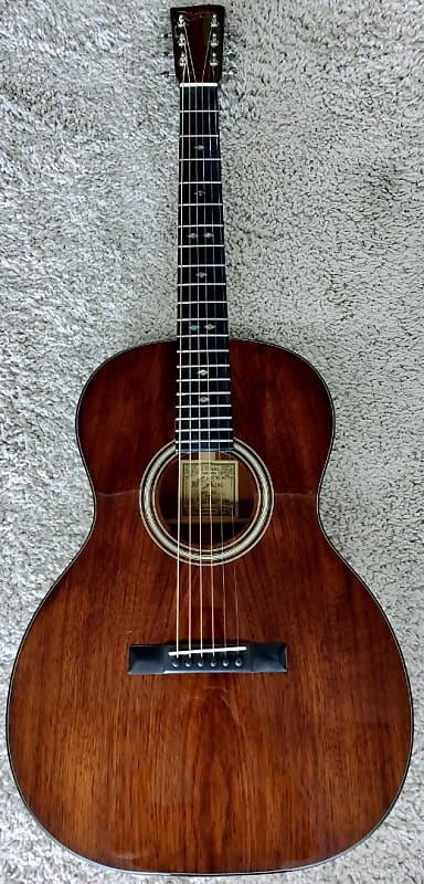 Recording King ROS-729 12-Fret 000 Solid Koa Acoustic w/Vintage Style Case image 1