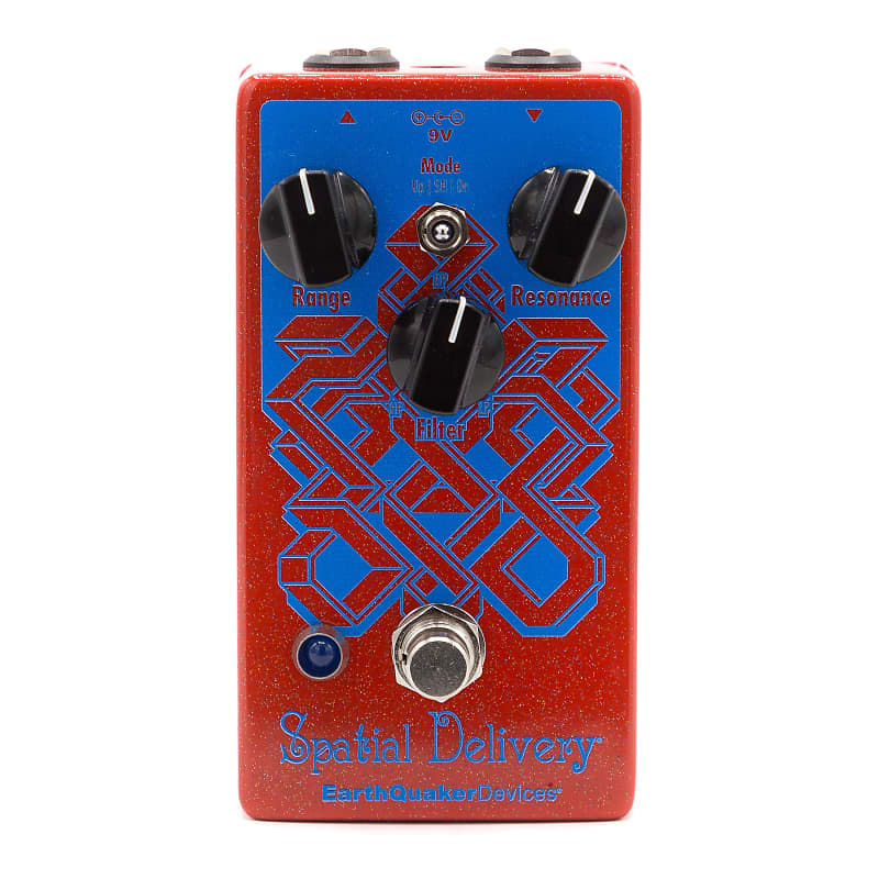 EarthQuaker Devices - Spatial Delivery v2 Envelope Filter - Custom Red and Blue image 1