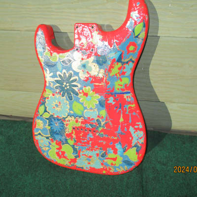 Tone-Bomb/USA Vintage Strat 2023 - Fender flower paper/Nitro clearcoat image 13