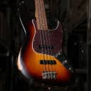 Fender 60th Anniversary Road Worn Jazz Bass Guitar in Sunburst with Case