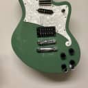 D'Angelico Premier Series Bedford Electric Guitar with Stopbar Tailpiece Army Green Army Green