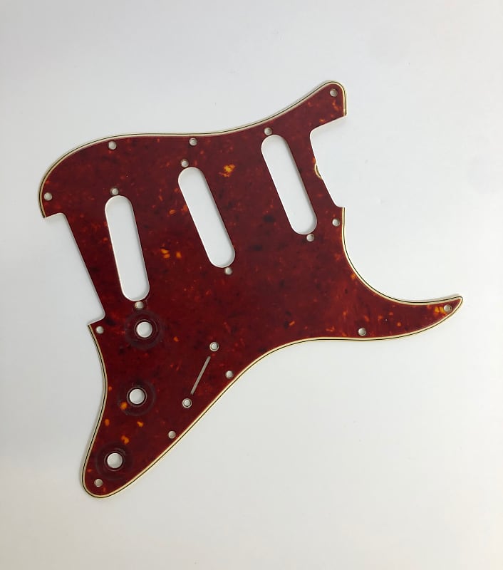 Fender Stratocaster Pickguard 1963 1967 Tortoise Reverb