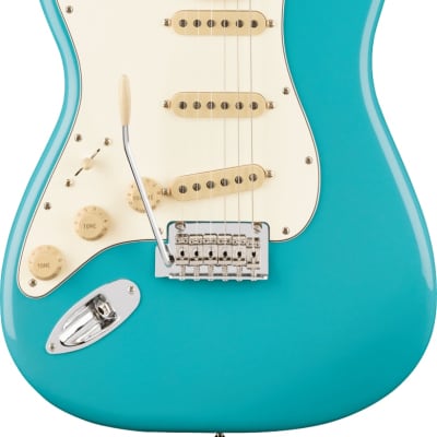 Fender Player II Stratocaster Left-Handed Maple Fingerboard Electric Guitar Aquatone Blue image 1