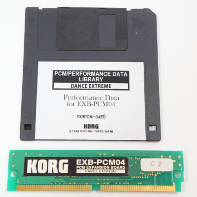 KORG EXB-PCM04 DANCE EXTREME PCM Expansion Board w/ Floppy | Reverb