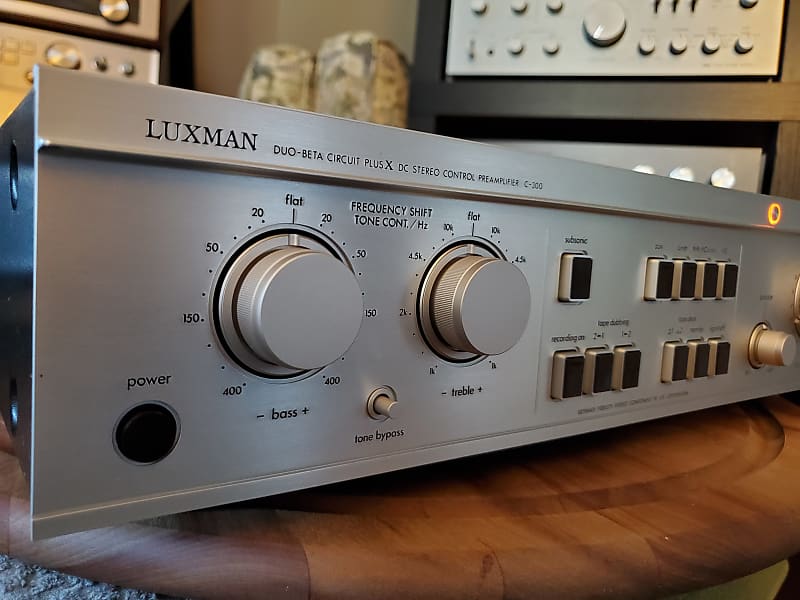 Luxman C-300 Vintage Deluxe Preamp Fully Recapped and