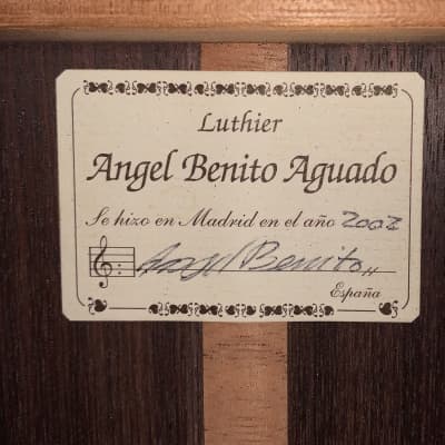 Angel Benito Aguado  Classical - Celebrity Owned 2002 Natural image 15
