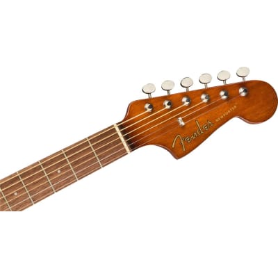 Fender Newporter Player Acoustic Electric Guitar, Walnut Fingerboard, Sunburst image 12