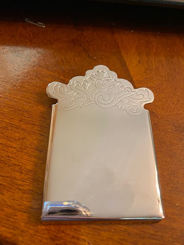 Generic Mandolin Silver Tailpiece Cover image 1