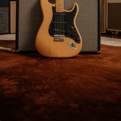 Warmoth/Allparts Blonde S Style Guitar with Flamed Maple Neck image 2