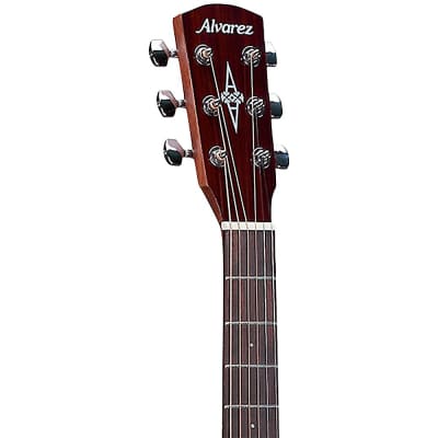 Alvarez Regent Series Dreadnought Cutaway Acoustic-Electric Guitar Natural image 5